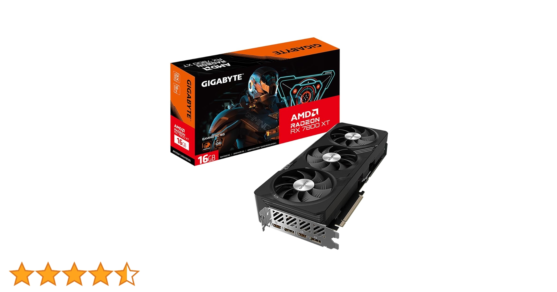 【超美品】Gigabyte Radeon RX7800XT GAMING OC Gigabyte Radeon RX 7800 XT Gaming OC 16GB PCI-E GDDR6 (GV